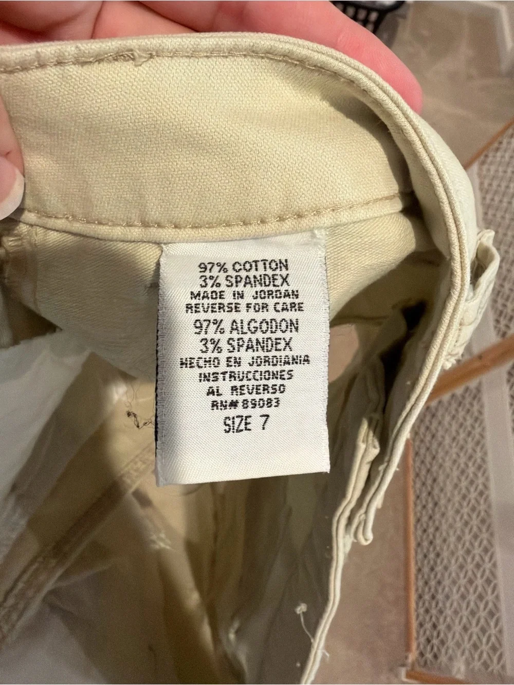 lei Khaki Cargo Pocket Shorts